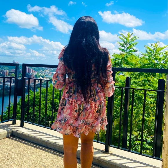 Floral Pink Dress - Picture 3 of 8